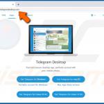 telegram virus misleidende downloadpagina