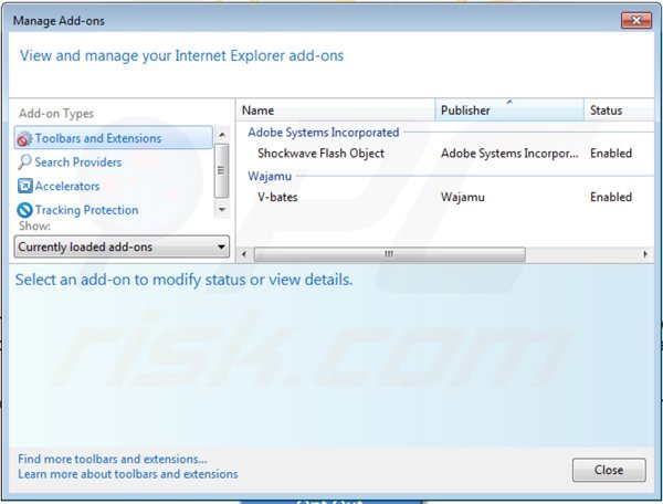 Verwijder interyield advertenties uit Internet Explorer stap 2