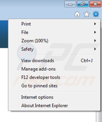 Verwijder consumerinput uit Internet Explorer stap 1