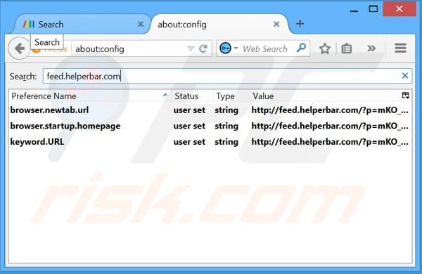 Verwijder de showpass smartbar als standaard zoekmachine in Mozilla Firefox 