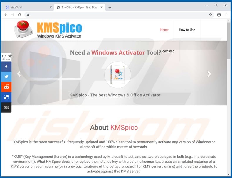 website promoten KMSPico