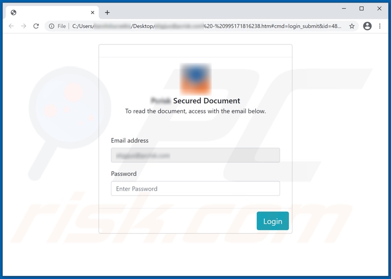 RingCentral bedrieglijke e-mail phishing-bijlage