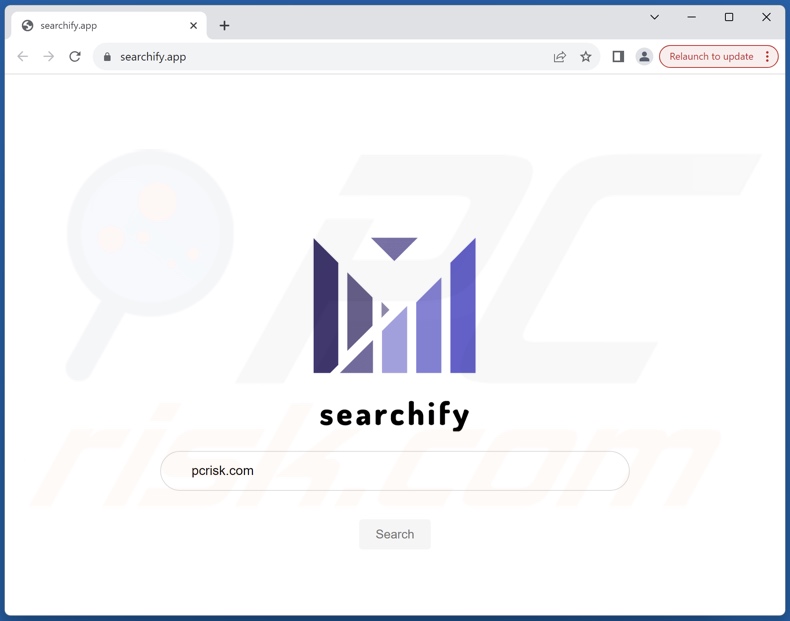 Searchify PUA gepromoot valse zoekmachine – searchify.app