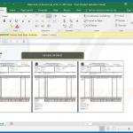 Kwaadaardig MS Excel-document dat wordt verspreid via een spammail van MSC (voorbeeld 4)