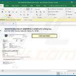 Kwaadaardig MS Excel-document dat wordt verspreid via een spammail van MSC (voorbeeld 5)
