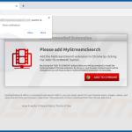 Website gebruikt om MyStreamsSearch browser hijacker (Chrome) 2 te promoten