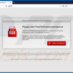 thepdfconvertersearch browser hijacker promoter firefox