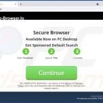 Website promoting Secure Browser 2
