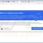 Website die Rainbow Blocker adware promoot 1