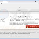 mysearchconverters browser hijacker bedrieglijke download pagina