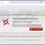 mysearchconverters browser hijacker bedrieglijke promotor