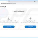 Phishing site met MetaMask-thema (2022-05-09)