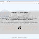 streaming downloader adware official page