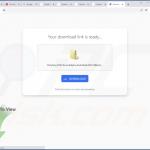 Misleidende website die de searchtabs.io browserkaper promoot 2