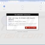 Website gebruikt om Search-Quickly browser hijacker te promoten 2