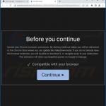 Misleidende pagina die browser hijackers promoot die gericht zijn op Microsoft Edge (voorbeeld 1)