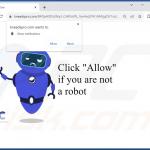 Voorbeeld van een site die een valse CAPTCHA-test gebruikt om spam met browsermeldingen te pushen 3