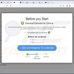 Website gebruikt om Ultimate Basketball Fan Extension browser hijacker te promoten (voorbeeld 1)