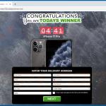 congratulations you are todays winner oplichterij iphone 11 pro
