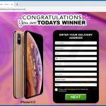 congratulations you are todays winner oplichterij iphone x