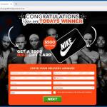 congratulations you are todays winner oplichterij nike gift card