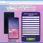 congratulations you are todays winner oplichterij samsung galaxy s10
