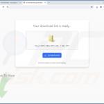 Website gebruikt om EasySearch browser hijacker te promoten 2