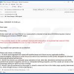 QuirkyLoader malware verspreidt scam e-mail 2