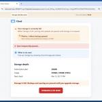 Cloud Storage Plan Has Been Paused e-mailfraude webvoorbeeld 3