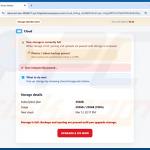 Cloud Subscription Paused nep-cloudwaarschuwingspagina (voorbeeld 3)