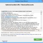 fabulousdiscounts adware installer voorbeeld 2