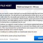 Misleidende installer gebruikt voor de verspreiding van de GoSavenow adware voorbeeld 3