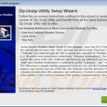 severe weather alerts adware installer voorbeeld