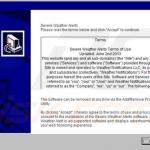 severe weather alerts adware installer voorbeeld 3