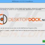 desktop-dock adware installer voorbeeld 3