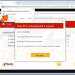 Website die vraagt om browsermeldingen te tonen (voorbeeld 1)