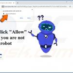 Website die vraagt om browsermeldingen te tonen (voorbeeld 2)