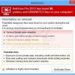 antivirus pro 2015 valse waarschuwing vb 5