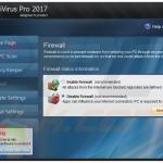 AntiVirus Pro 2017 valse firewall