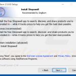 Misleidende software installer gebruikt om de Shopswell adware te verspreiden (voorbeeld 1)