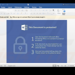 ransomware preventie frauduleuze macro's voorbeeld 1