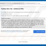 topsites new tab browser hijacker schermafbeelding 2