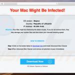 Third Your Mac Might Be Infected! venster