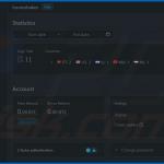 Raccoon Stealer admin panel (vb 2)