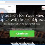 Website promoot de SearchOpedia browserkaper