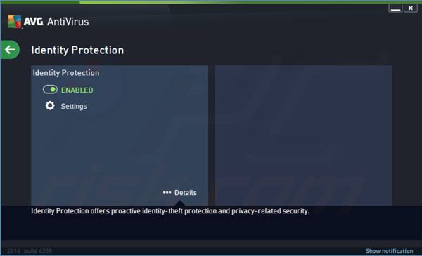 AVG Antivirus 2014 identiteitsbescherming