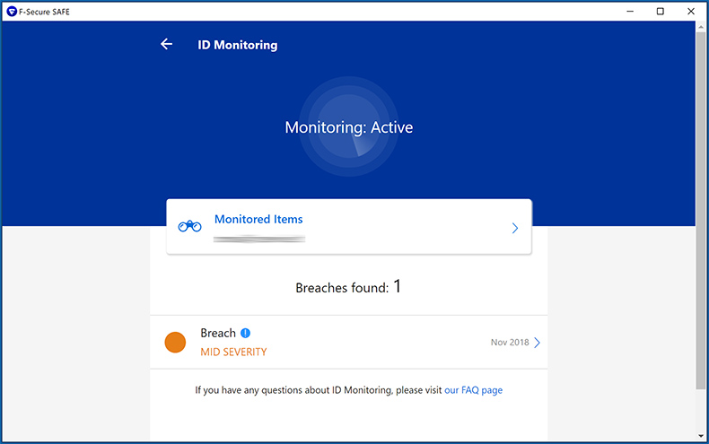 F-Secure Anti-Virus monitoring