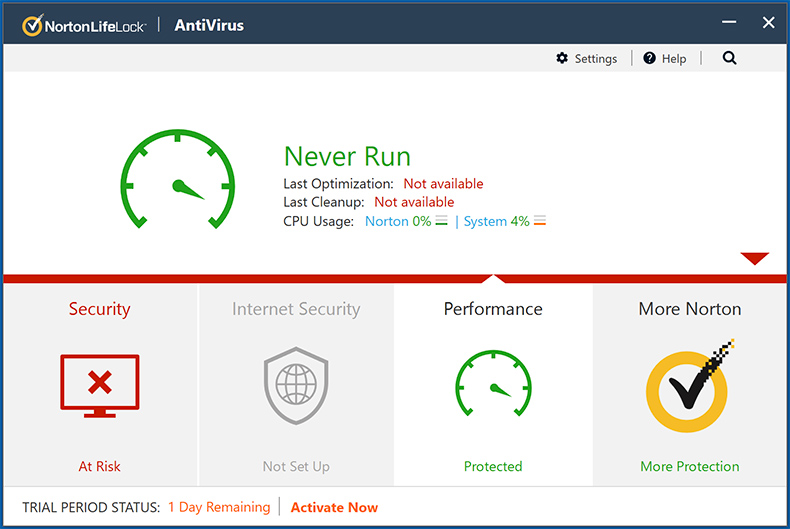 Norton AntiVirus Plus optimization