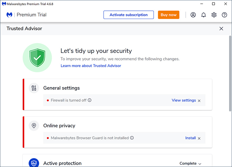 Malwarebytes Premium 2024 beschermingen