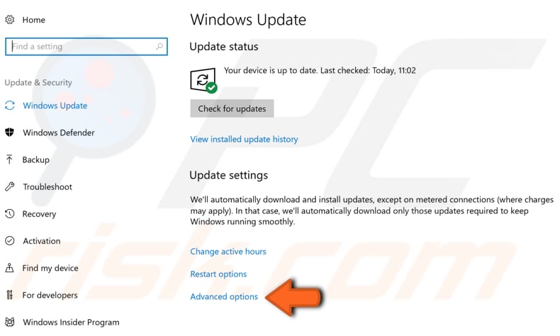 schakel windows update peer to peer functie uit stap 2